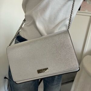 Kate Spade Kenzie Metallic Small Convertible Crossbody NWOT